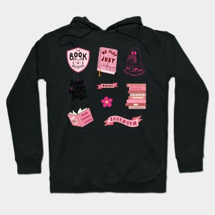 Pink Bookish Pack Hoodie